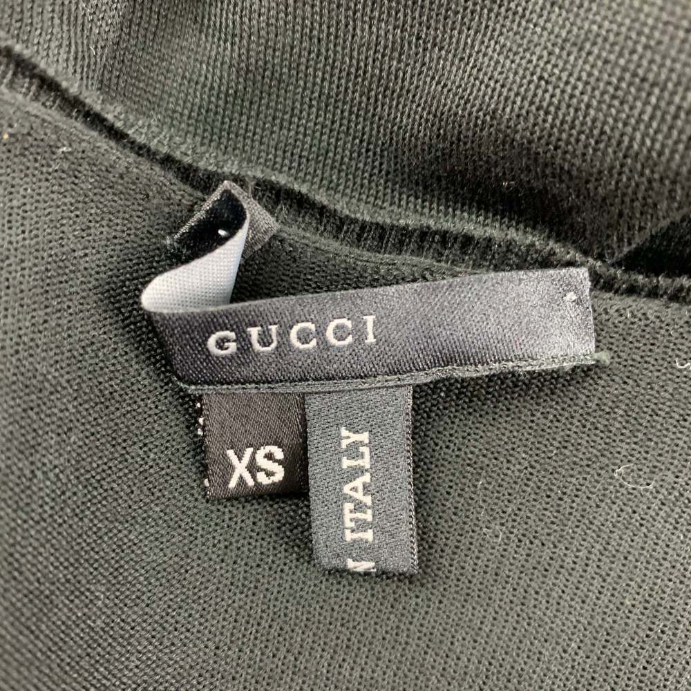 GUCCI Black Cotton Scoop Neck Pullover - Picture 5 of 5